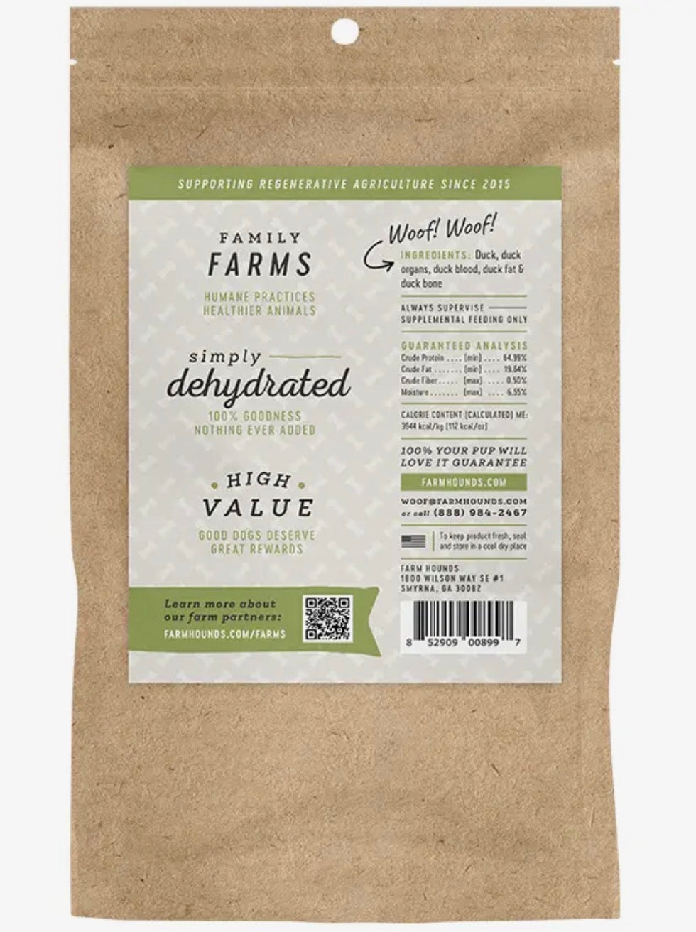 All-Natural Duck Trainer Dog Treats – 4.5 oz