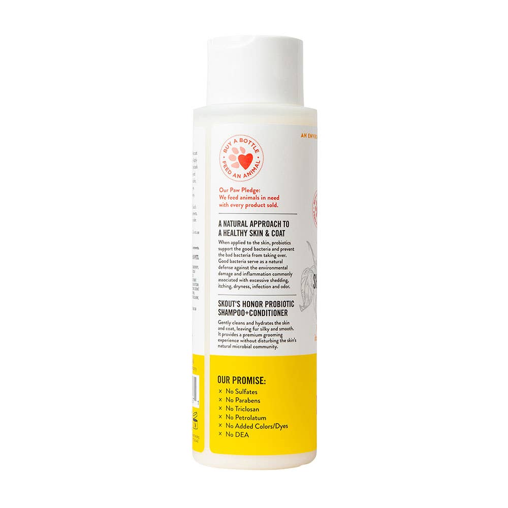 Skout's Honor Probiotic Shampoo+Conditioner Honeysuckle 16oz