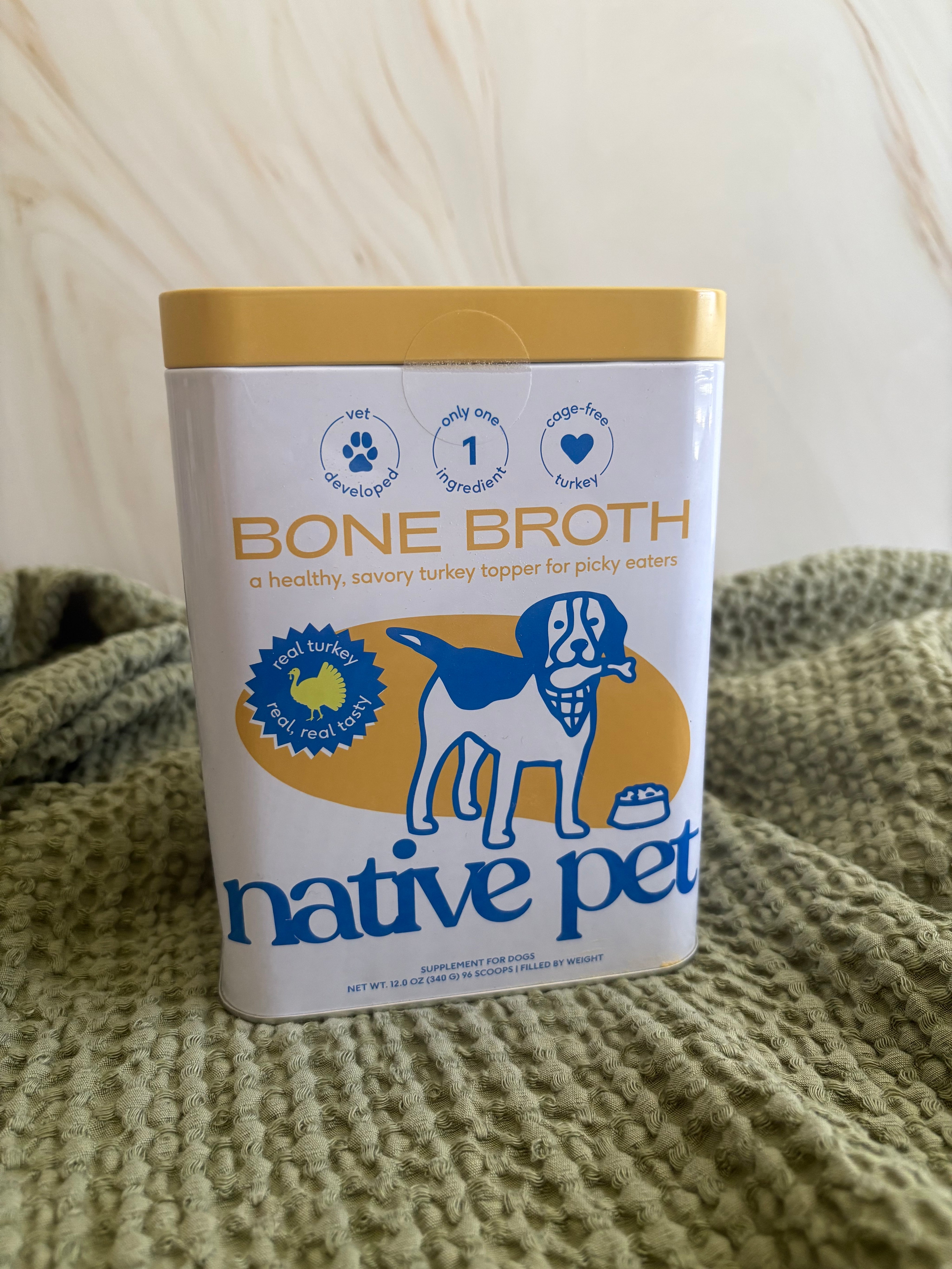 Organic Turkey Bone Broth Powder for Dogs | Gut, Joint & Immune Support