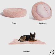 Donut Shag Bundle Bed and Blanket Candy Pink 36x36