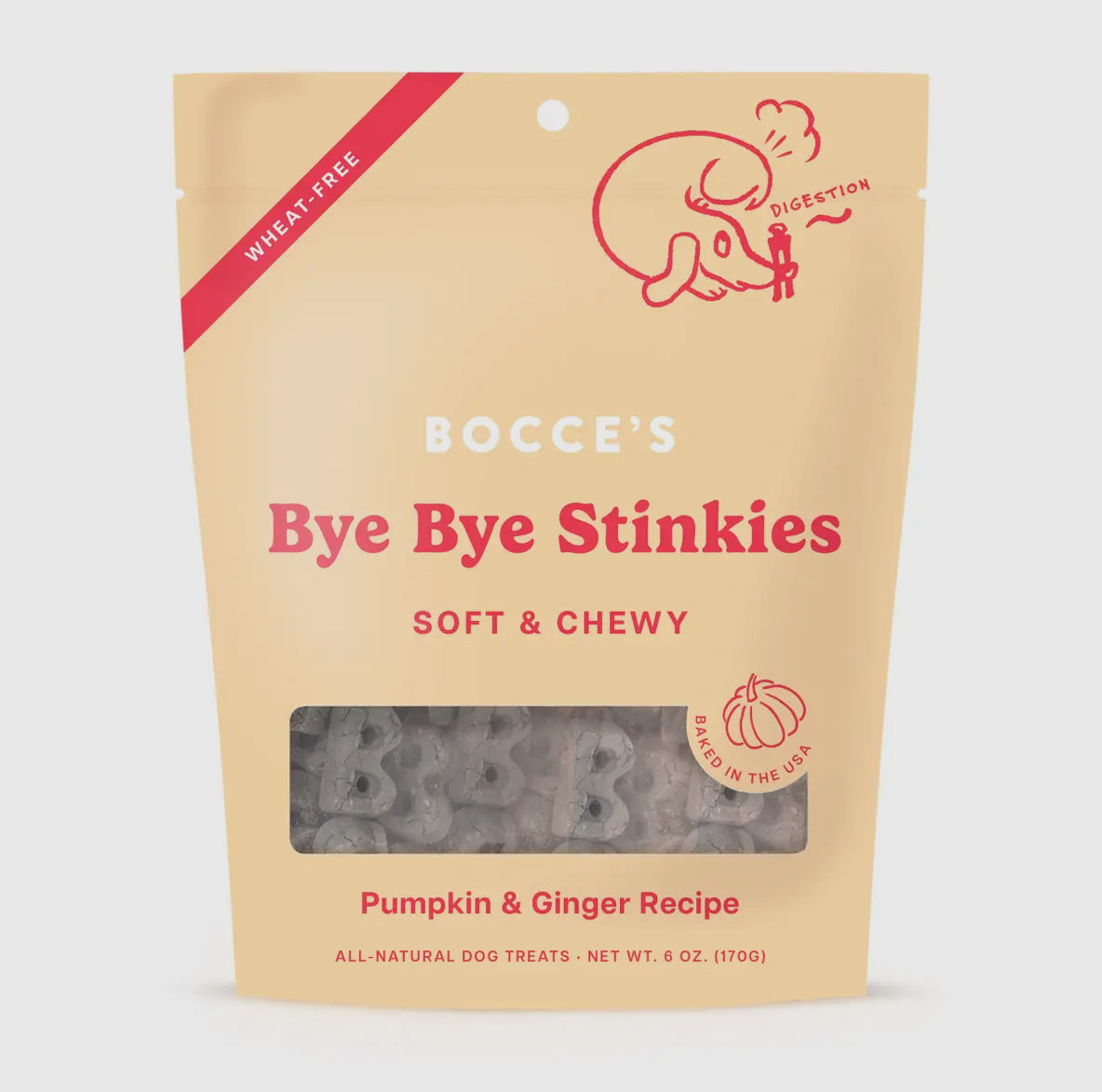 Bocce’s Bakery Dailies Bye Bye Stinkies Soft Dog Treats