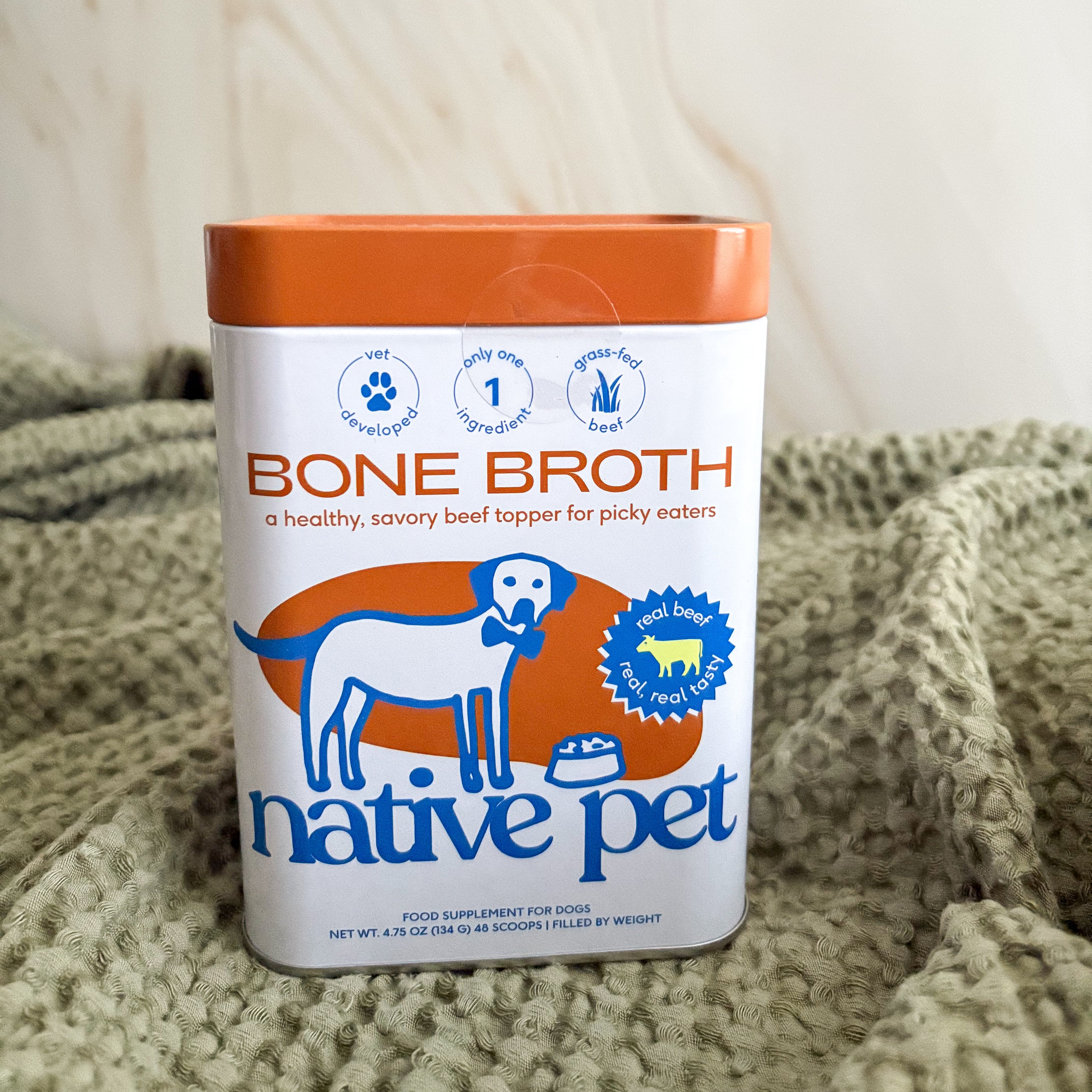 Beef Bone Broth Powder, Grain-Free Food Topper