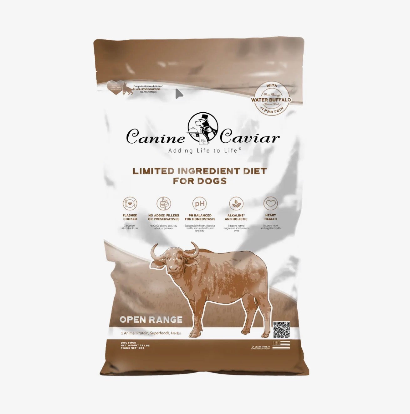 Buffalo Recipe Dry Dog Food – 22 lb