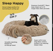Donut Shag Bundle Bed and Blanket 36 x 36