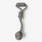 Brown & White Monkey Fist Rope Dog Toy