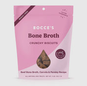 Bocces’s Bakery Bone Broth Biscuits Dog Treats 5oz