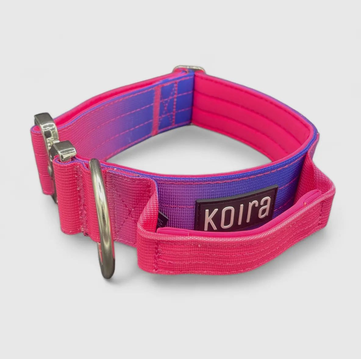 Purple To Gradient Tactical Dog Collar
