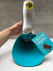 Messy Mutts W/Stainless Travel Water Bottle Blue