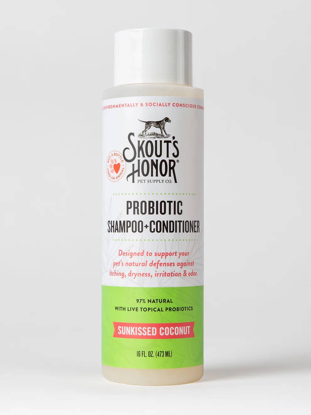 Skout's Honor Shampoo + Conditioner Sunkissed Coconut 16oz